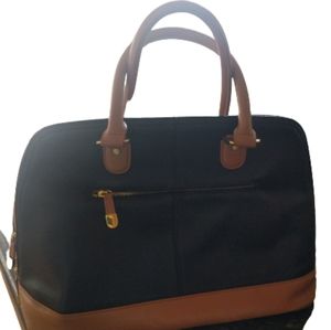 Joy & Iman Top Handle Pebble Bag Satchel Handbag /Charm